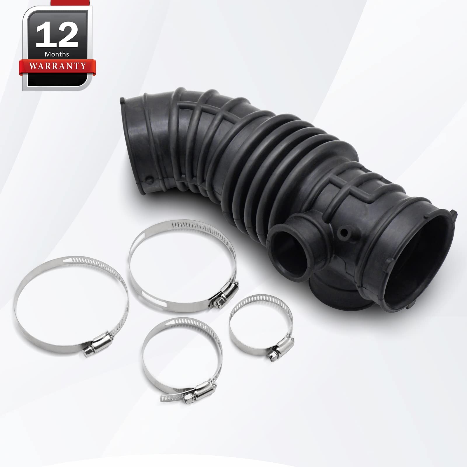 Air Cleaner Intake Hose For 01-03 Infiniti QX4/Nissan Pathfinder 3.5L, Black