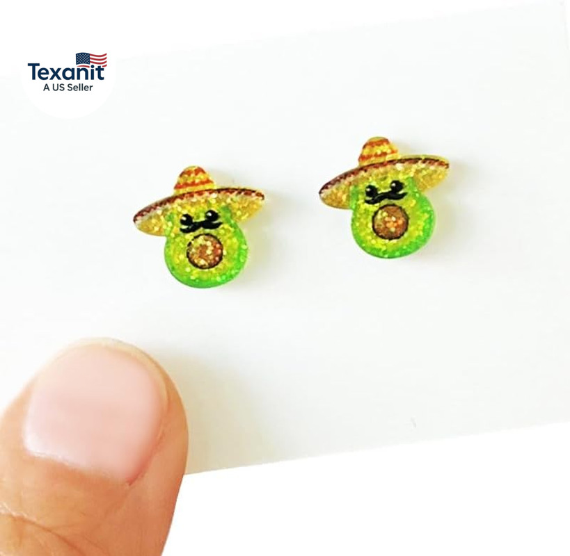 Best Mom Love Heart Stud Earrings,Cinco De Mayo Earrings Set for Women Statement