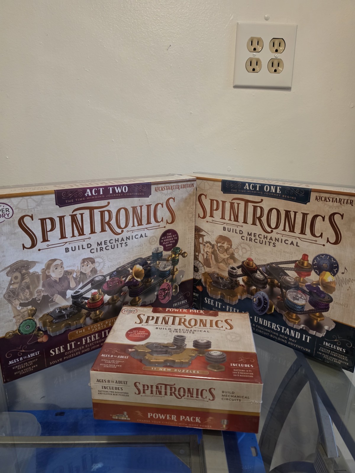 Spintronics Full Bundle Act 1 + Act 2 Kickstarter+Power Pack NEW Sealed RARESTEM