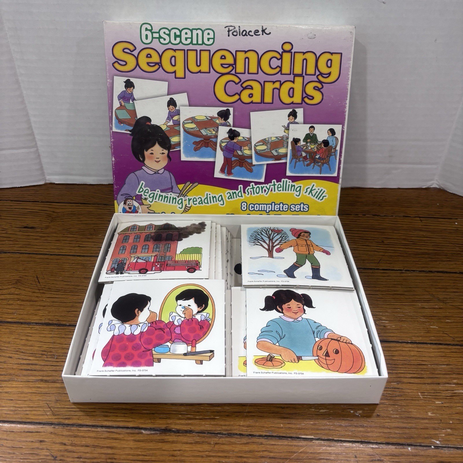 Vintage Frank Schaffer 6 Scene Sequencing Cards 8 Complete Sets 48 Cards