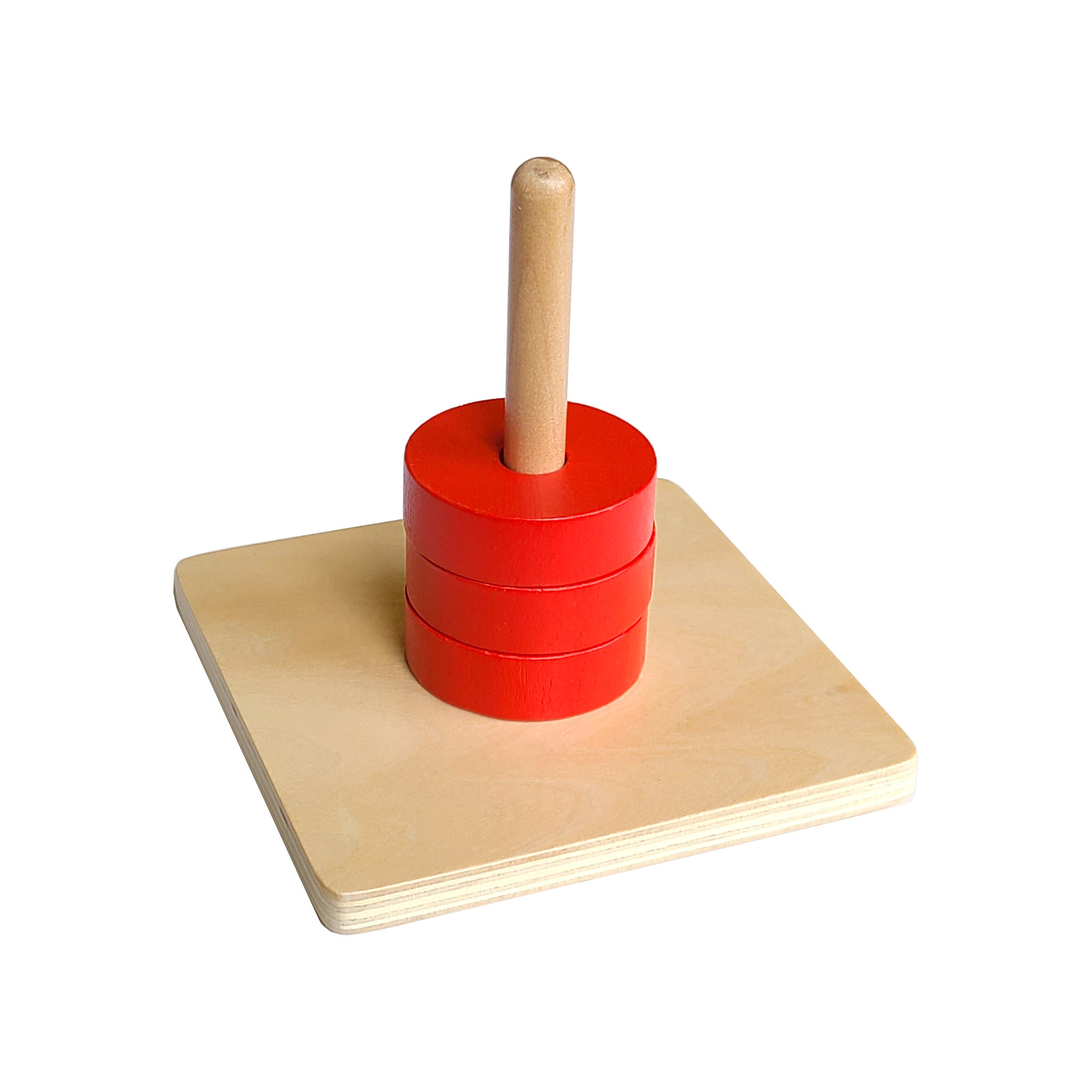 Discs on Vertical Dowel – IFIT MONTESSORI INFANT / TODDLER MATERIAL