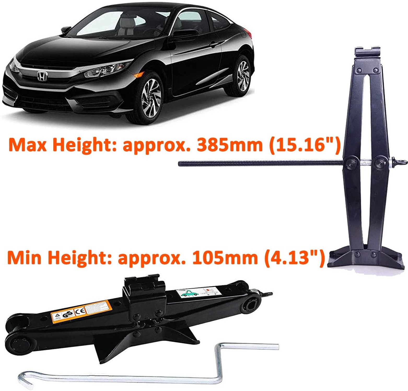 Jack Spare Tire Tool Kit fit for 2005 2006 2008 2010 2011 2012 2013 2014 Ford…