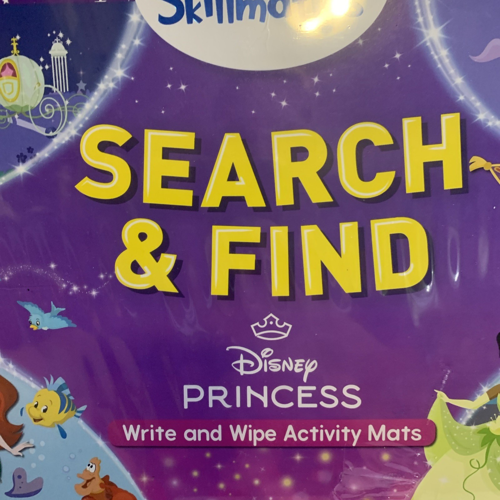 Search & Find Disney Princess Educational Game by Skillmatics Wipe Activity Mats