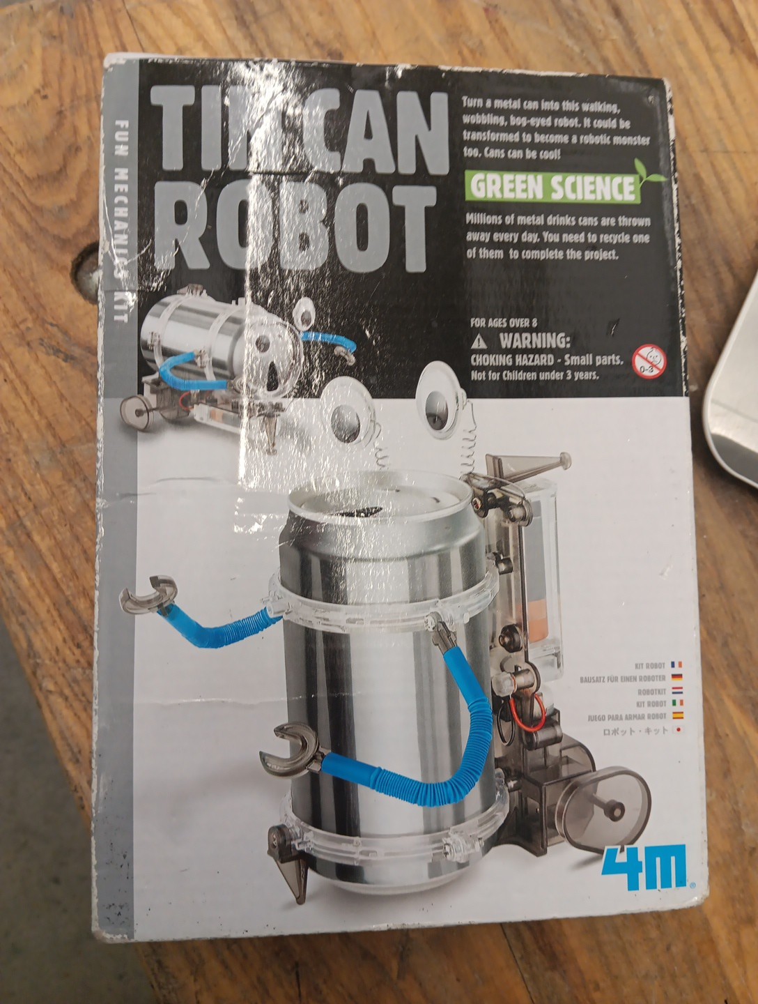Tin Can Robot Toy Model New You Build It