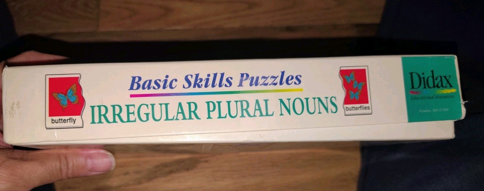 Didax Basic Skills Puzzles Irregular Plural Nouns Hands On Phonics 56/60 Pc Set