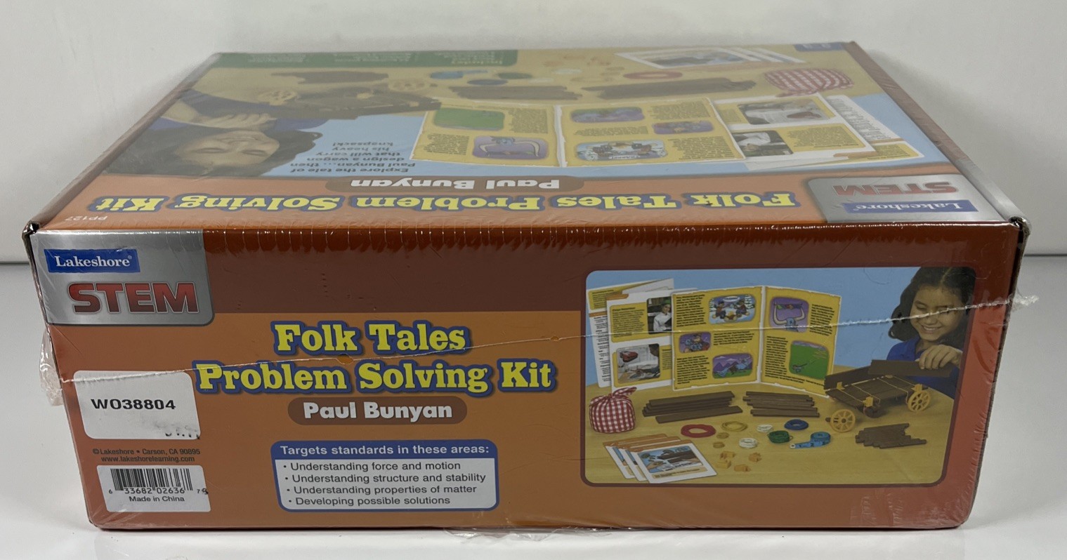 Lakeshore Paul Bunyan Folk Tales Problem Solving STEM Kit Grades 2-3