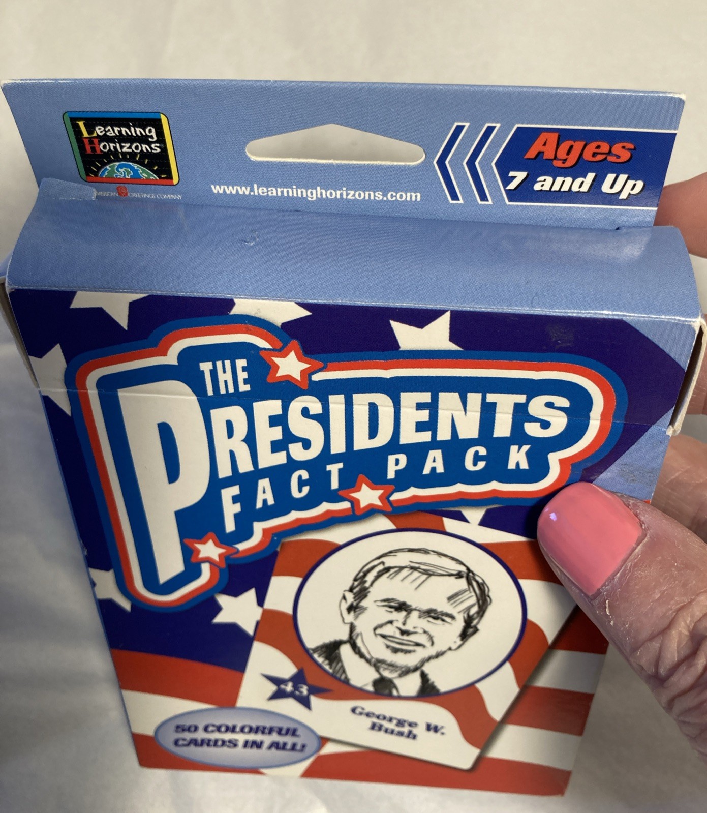 U.S. Presidents Flash Facts Complete Set educational tool trivia