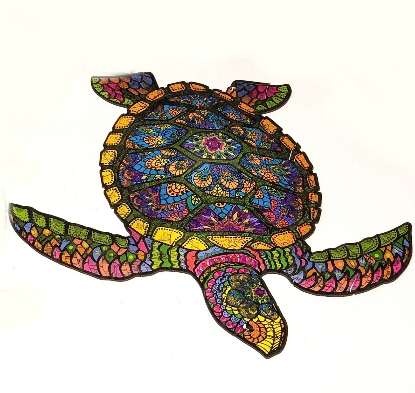 Animal wooden puzzle Long-lived Turtle -gift ecofriendly puzzle medium and large