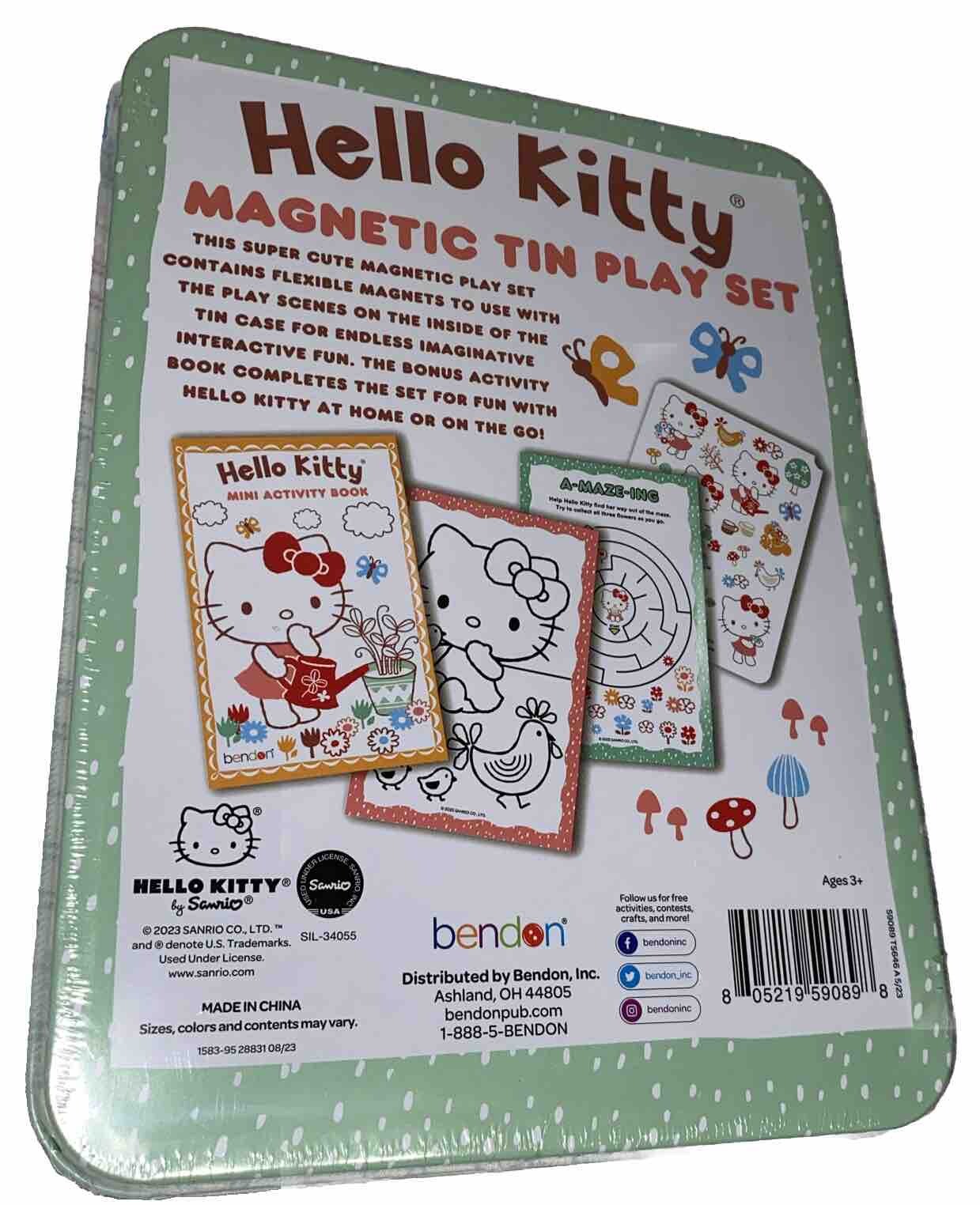 Hello Kitty Magnetic Activity Game Story Play Set New