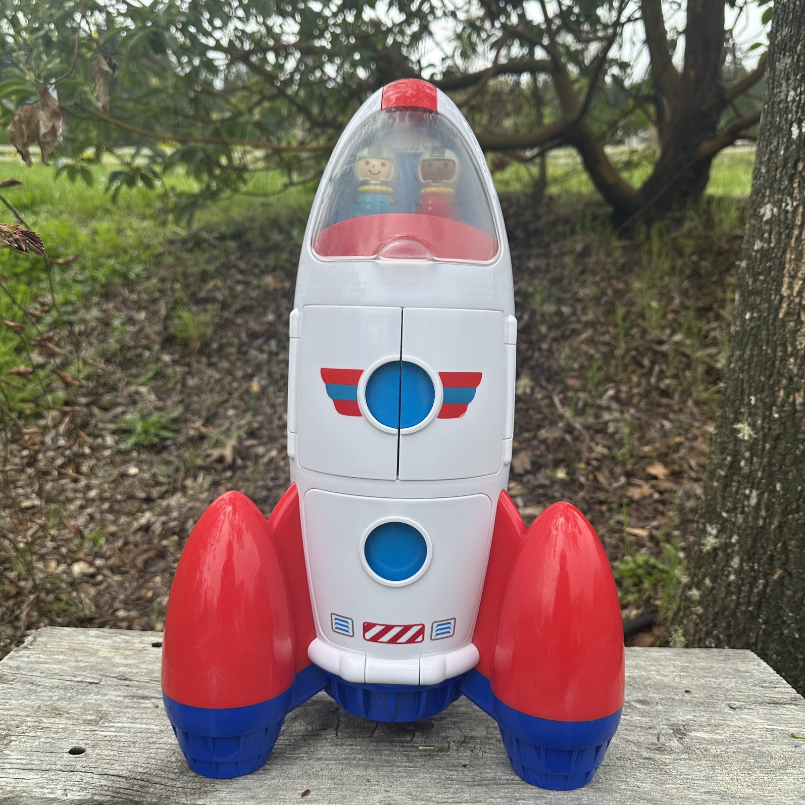 Lakeshore Learn & Play Explore Rocket Space Ship Toy With Astronauts And Rover