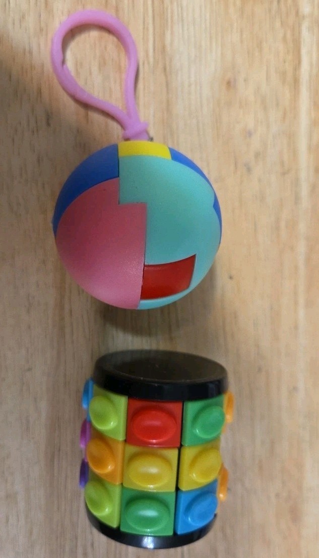 Fidget Cube 4cm Cylinder for Sensory Kids Educational Toy Game Twist Toy