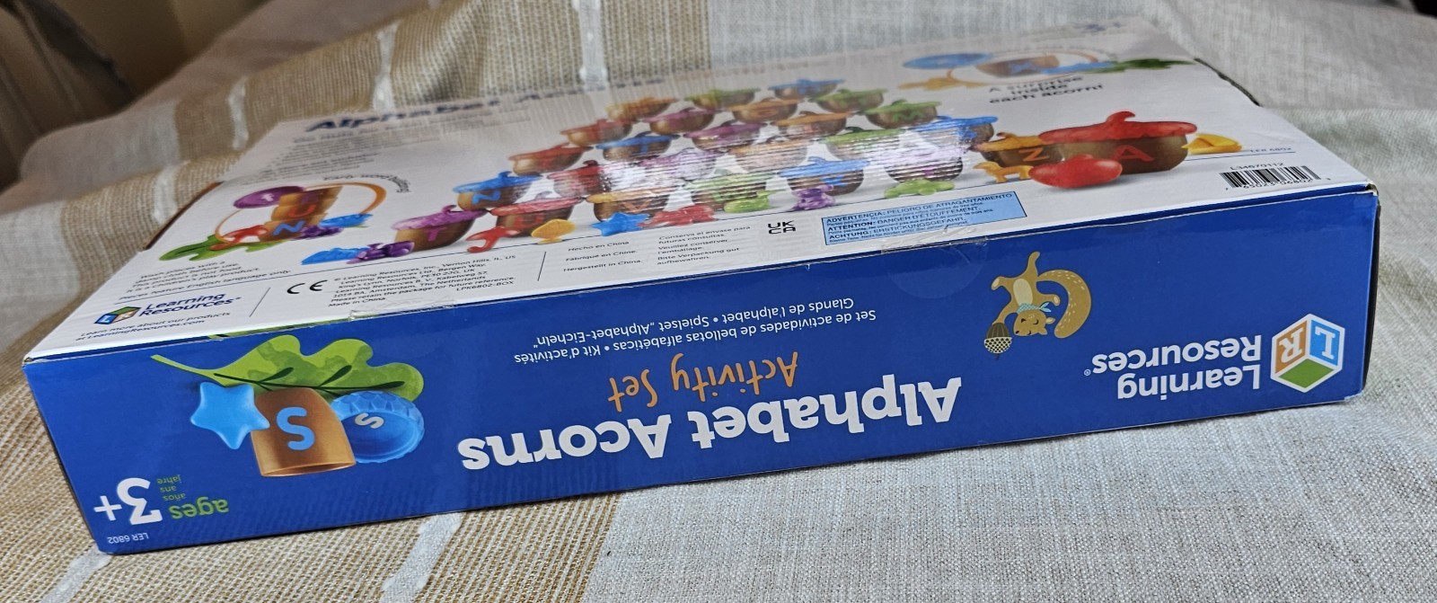 Learning Resources Alphabet Acorns Activity Set, 78 Pieces, Homeschooling New