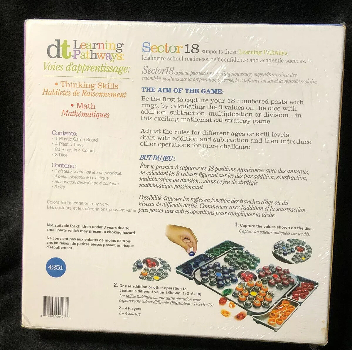 Sector 18 Game By Discovery Toys Promote Thinking and Math Skills New Sealed