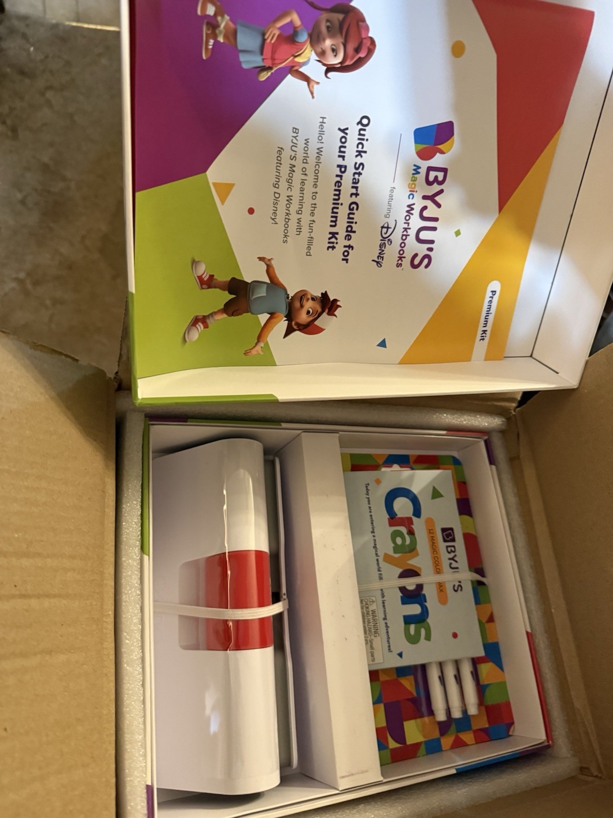 K3 Premium Kit Collection-10 Byju’s Magic Workbooks ft Disney iPad/phone Not Inc