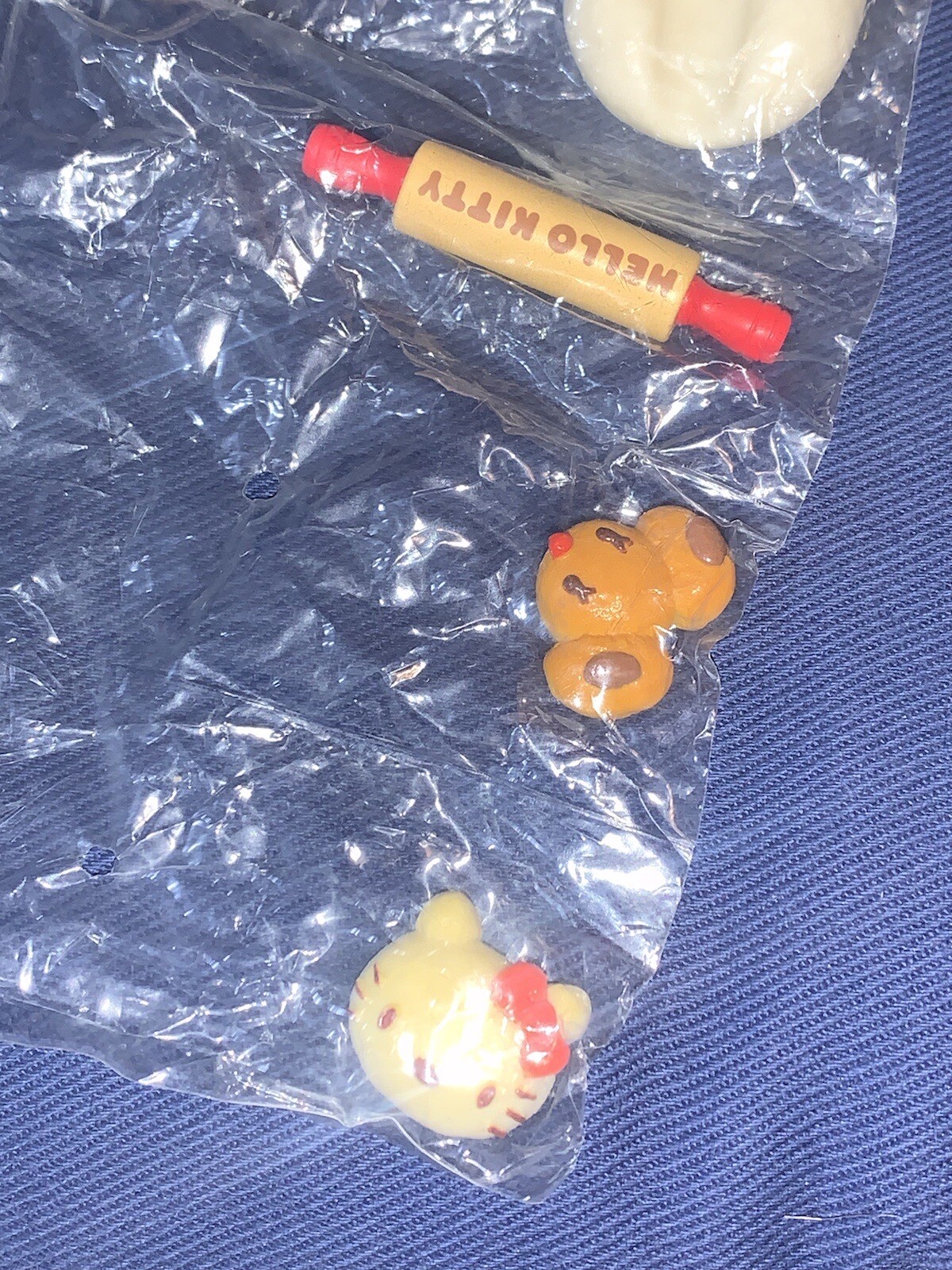 Vintage 2009 Re-Ment Hello Kitty I Love Cooking Bread Spaghetti Mini Figures