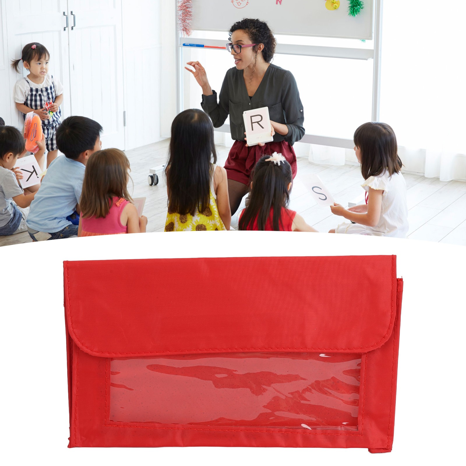 Magnetic Learning Resource Pockets Portable Storage Magnetic Whiteboard Accessor