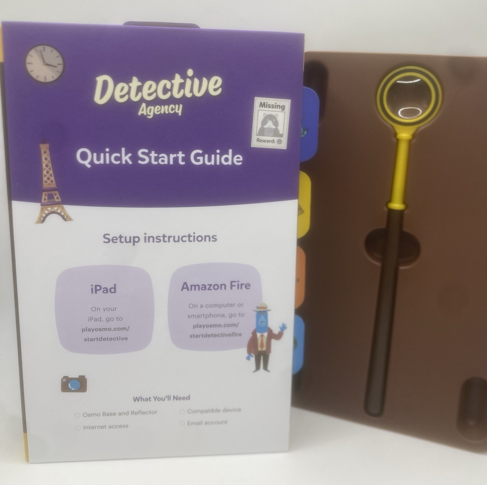 Osmo Detective Agency Starter Kit BRAND NEW Game Maps & Magnifying Glass Incl