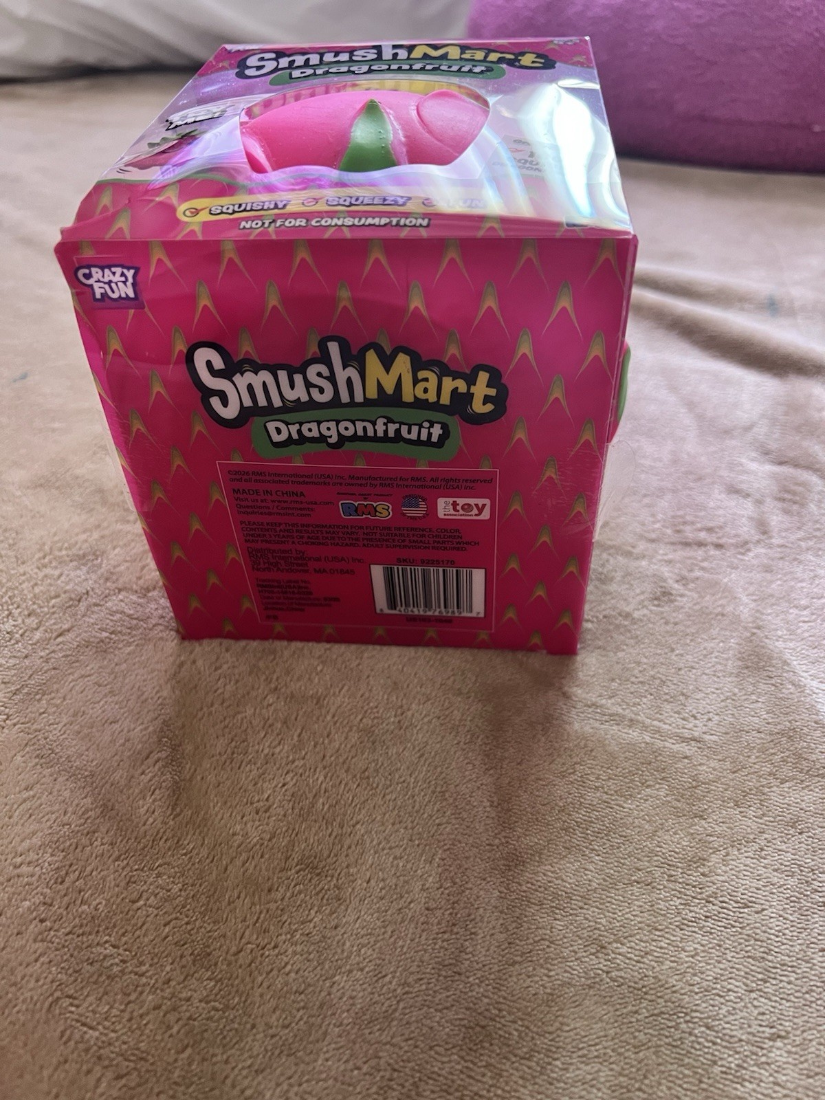 SmushMart Dragonfruit Squishy Squeeze Toy Crazy Fun RMS NEW