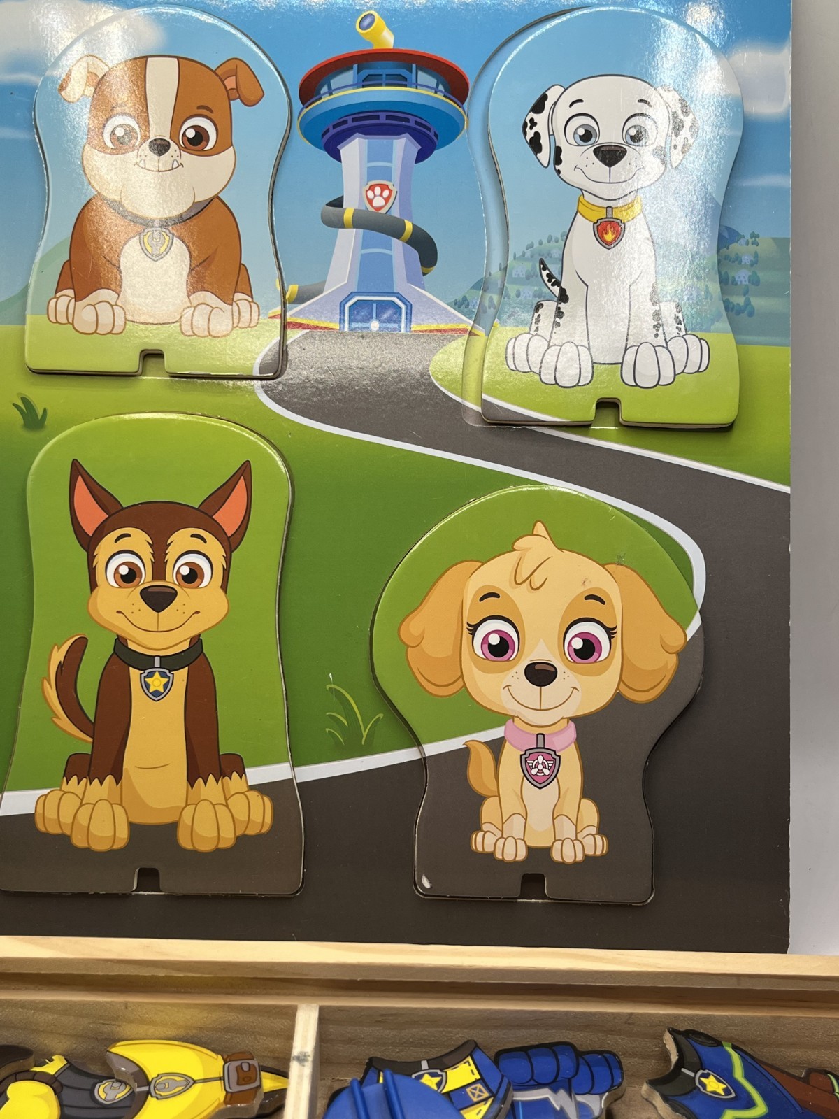 Melissa and Doug PAW Patrol Wooden Magnetic Pretend Play Playset