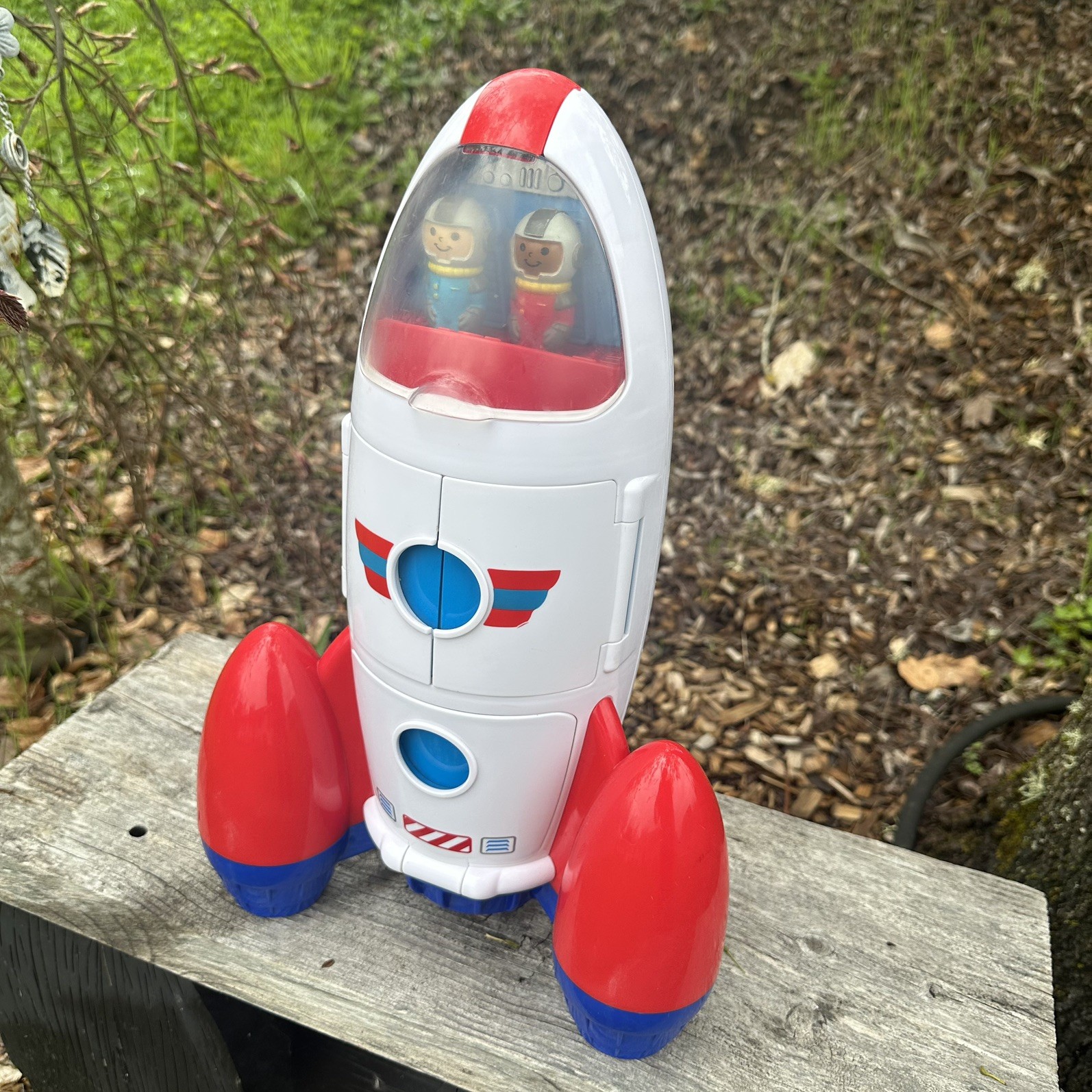 Lakeshore Learn & Play Explore Rocket Space Ship Toy With Astronauts And Rover