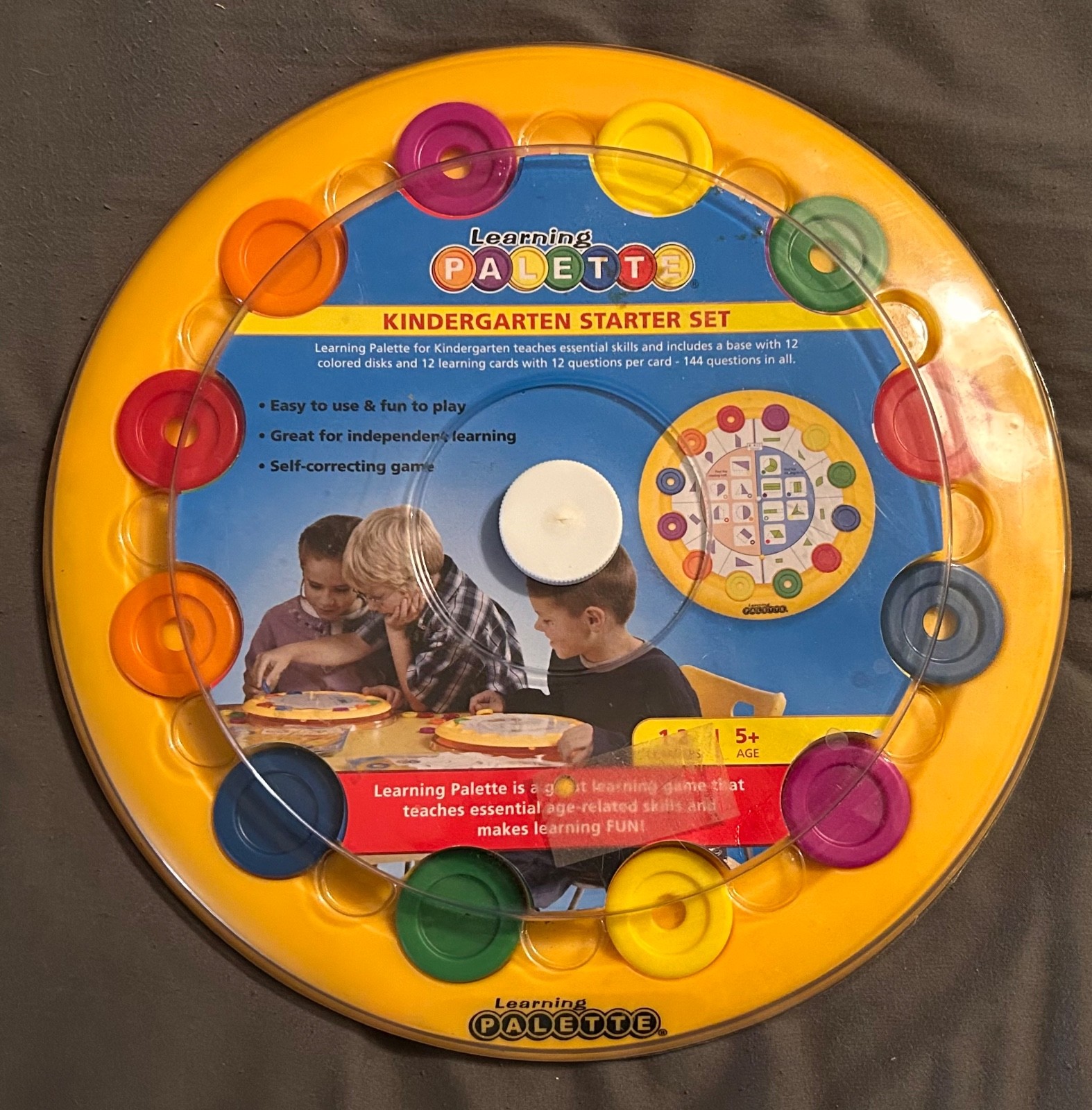 Learning Palette Kindergarten Starter Set – 12 disks and 12 learning cards