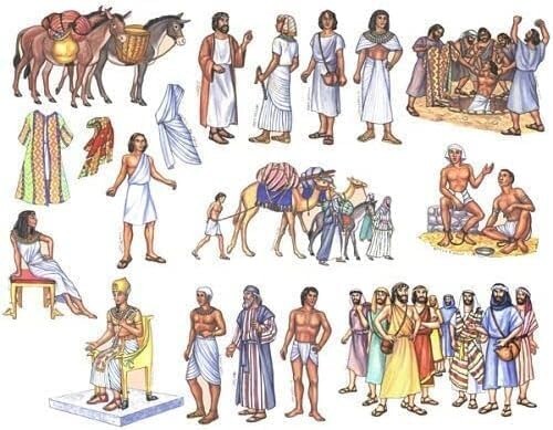 Joseph in Egypt Toggle Size Felt Figures for Flannel Boards Old Testament Bible