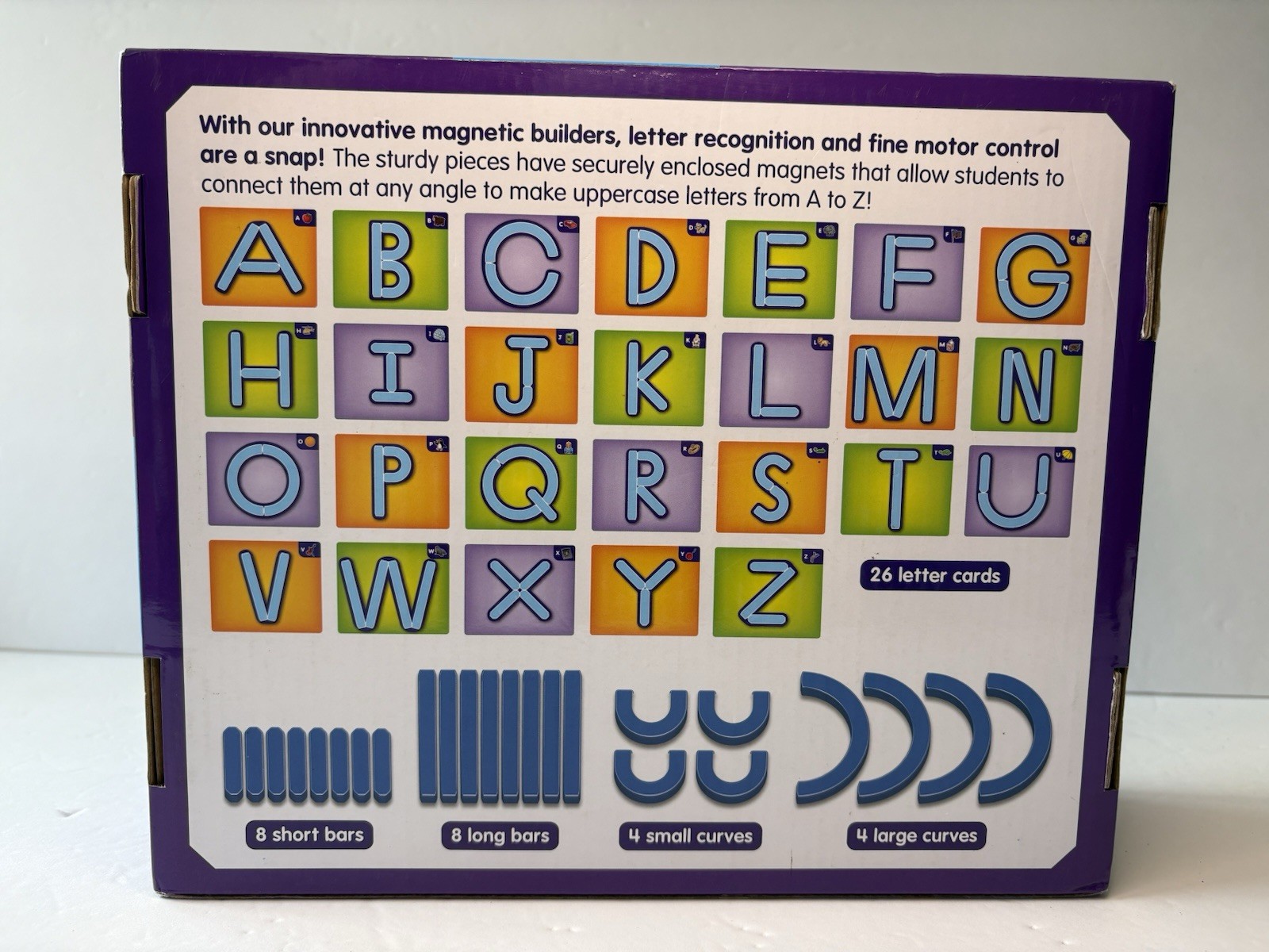 Lakeshore Magnetic Letter Builders Starter Set LC568 Complete W/ Activity Guide