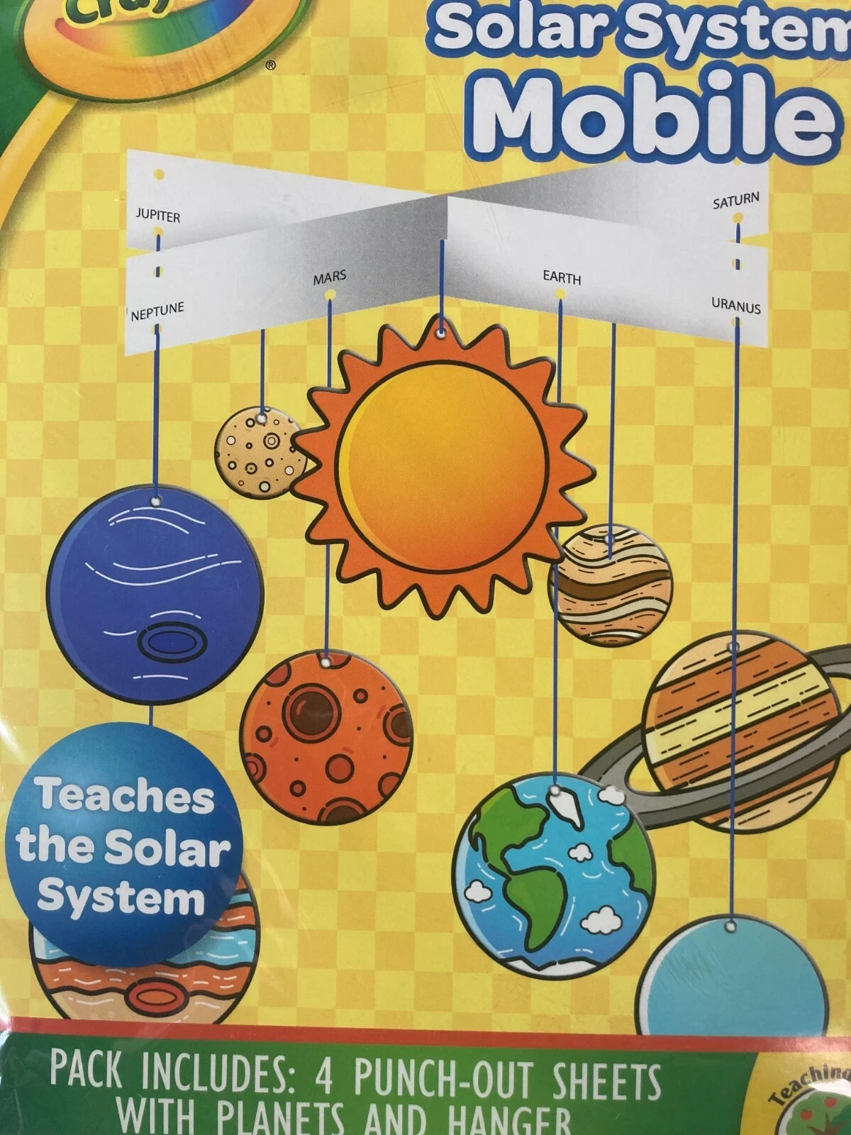 Lot of 5 Crayola Solar System Mobile Kit Creative Classroom Teaching