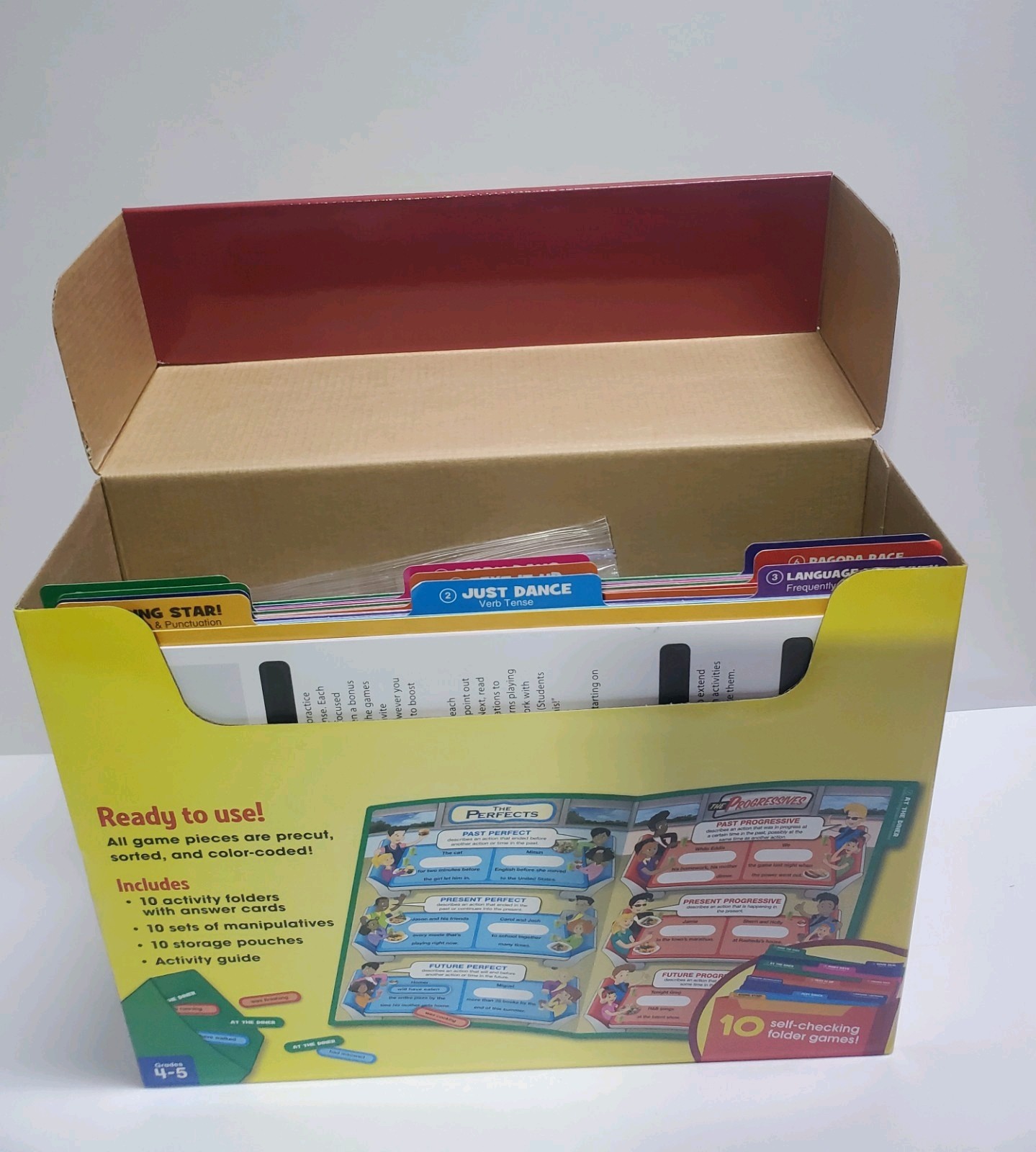 Lakeshore Grammar & Writing Elementary Folder Games Grades 4-5
