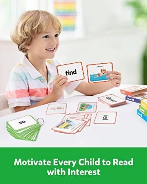 Sight Words Educational Flashcards – 220 Dolch Sightwords Game with Pictures