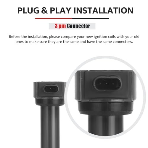 Ignition Coil Pack Set of 4 fit for 2.4 2.0 Jeep Patriot Compass, Dodge Journey,