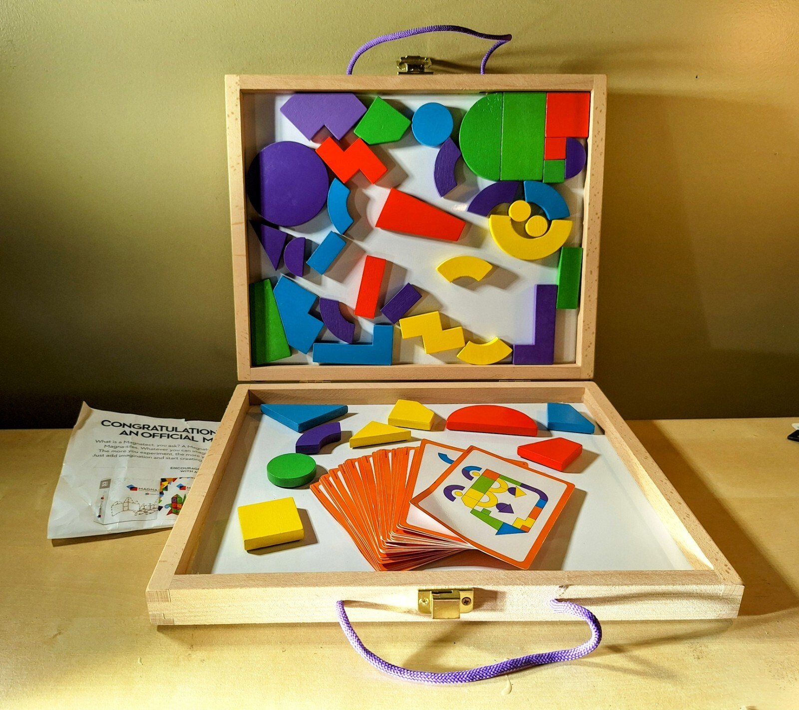 IMAGINATION MAGNETS IMAGINATIVE PLAY WITH MAGNETIC SHAPES PLAYSET WITH CARDS