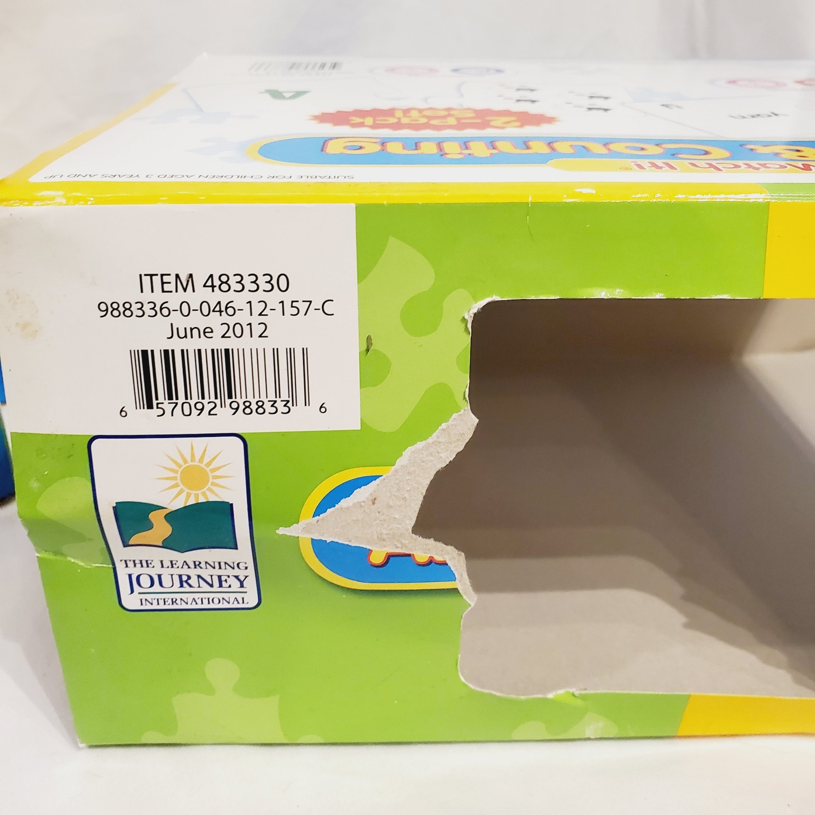 Match It! ABCs & Counting Box Set 26 pc and 30 pc Puzzle Sets Math Reading Skill