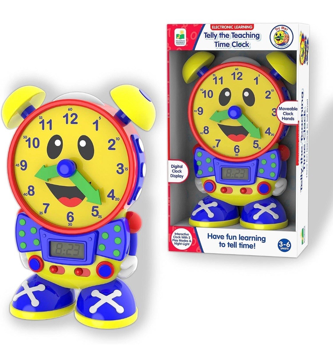 New – The Learning Journey Electronic Learning – Telly the Teaching Time Clock