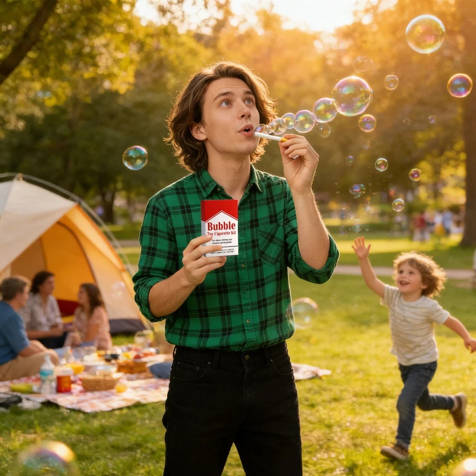 Bubble Toy Cigarette, Stress Relief Toy Fake Bubbles Smoke Cigarettes
