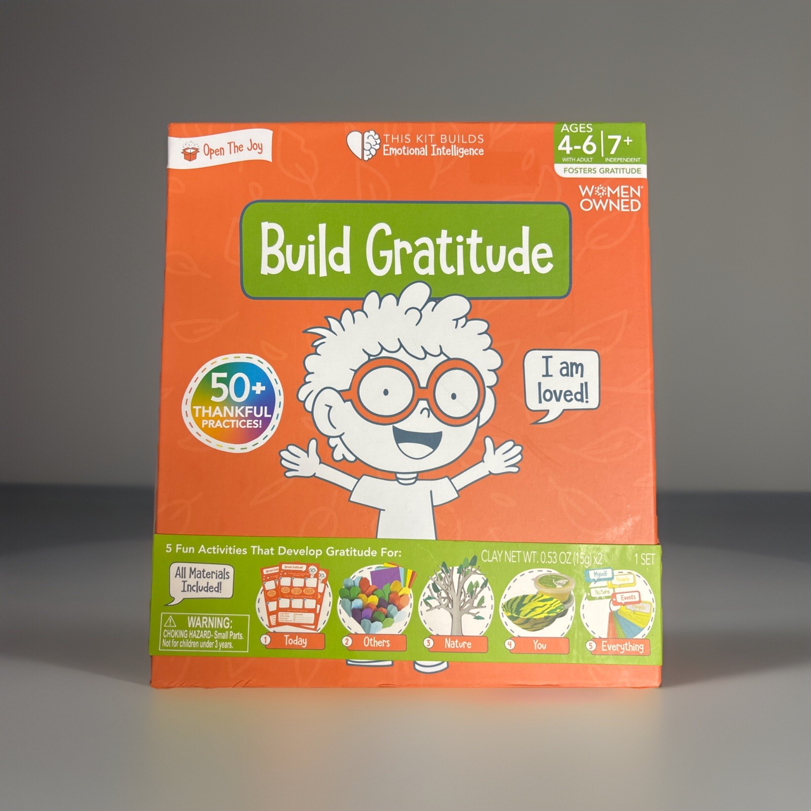 Open The Joy – Build Gratitude Ages 4-6 with adult, 7+ independently