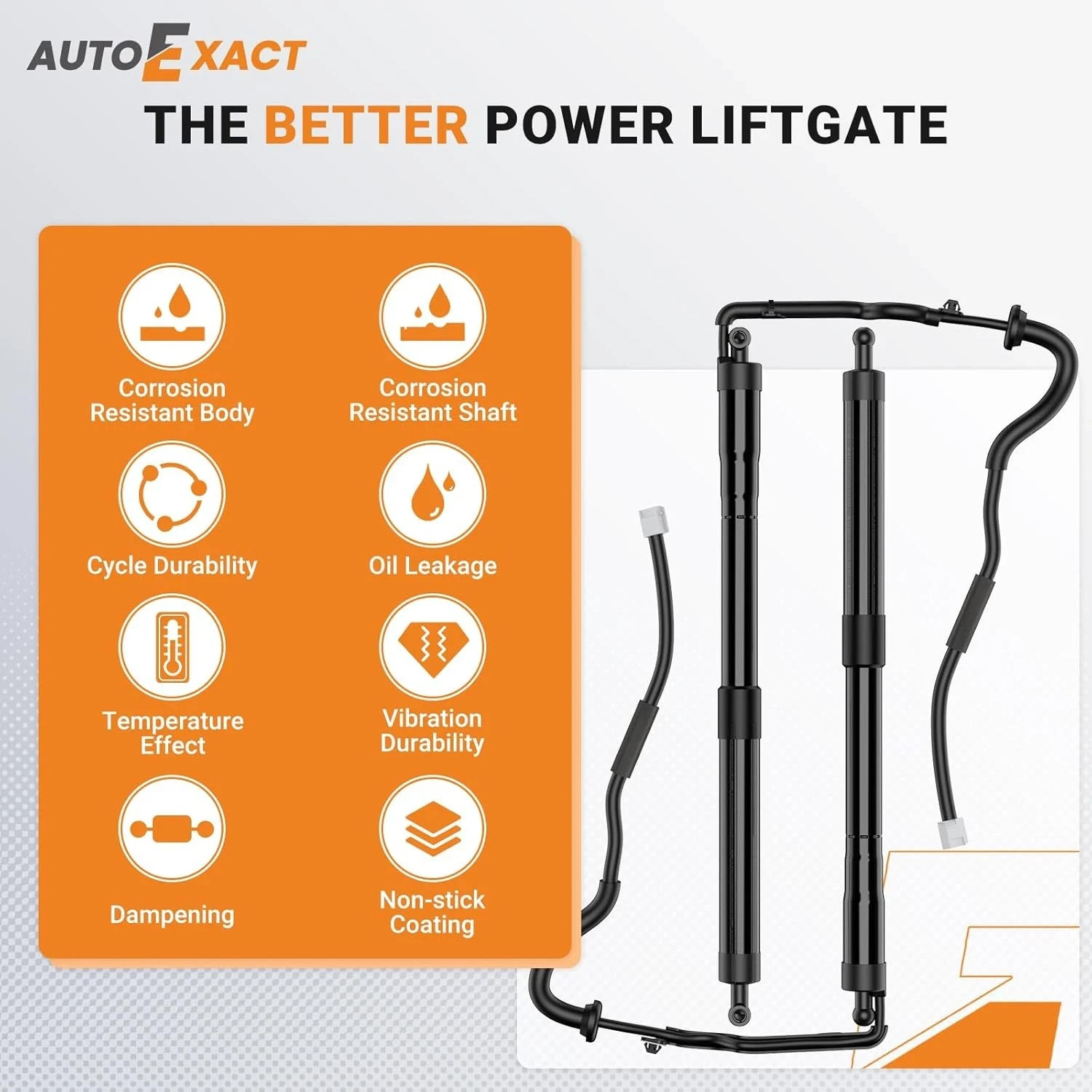 Rear Hatch Lift Struts Fit for 2014-2019 Toyota Highlander, Power Liftgate