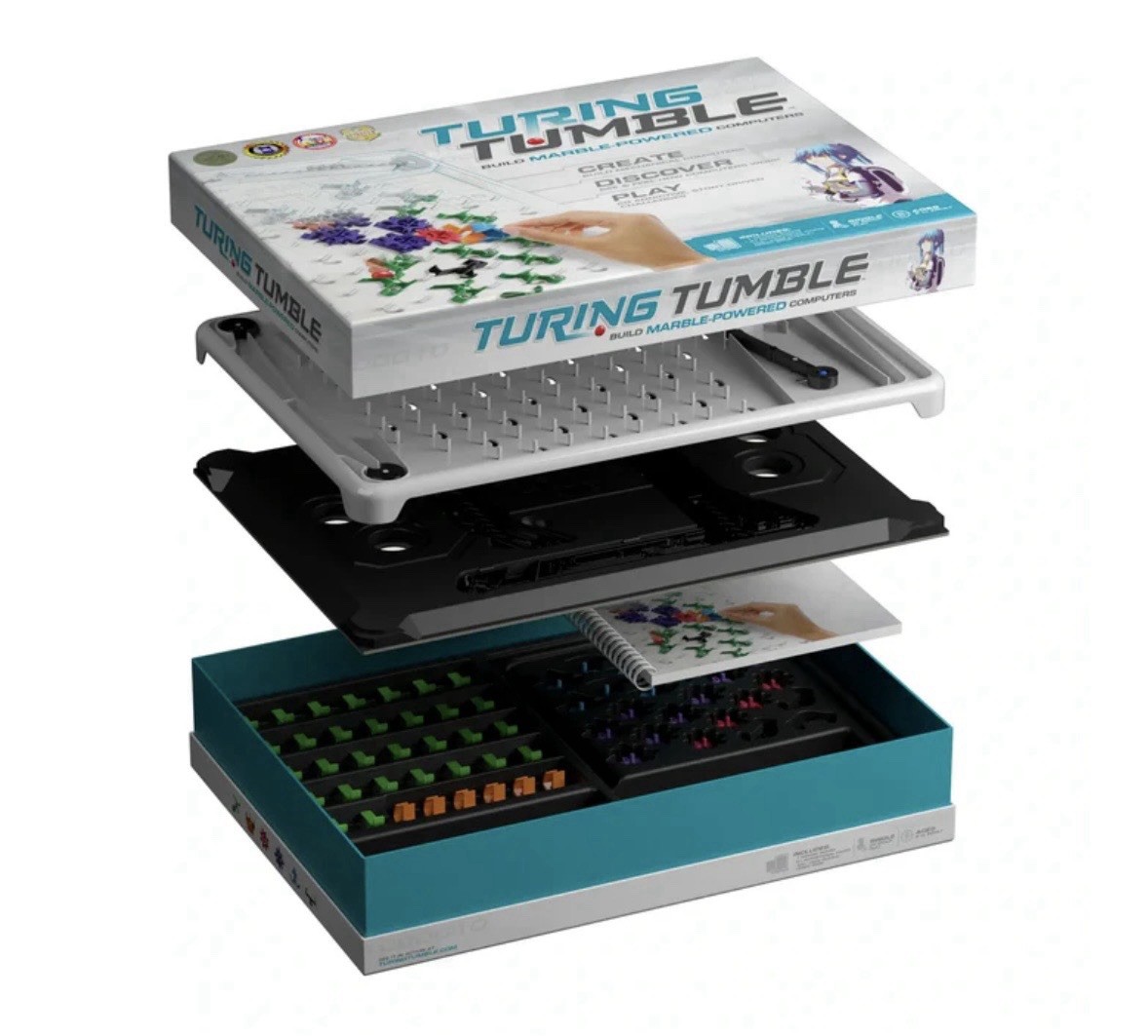 Turing Tumble Build Marble-Powered Computers – Brand New Factory Sealed STEM