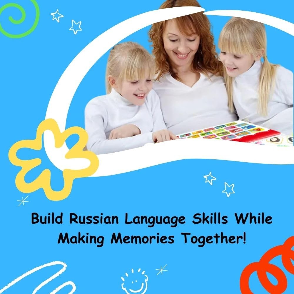 Russian Alphabet Busy Book Puzzles for Toddlers 3 and Up Learn Russian Alphab…