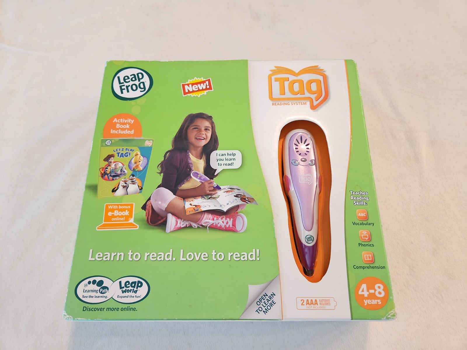 LeapFrog Tag Reading System Purple Pink Stylus ~ Brand NEW