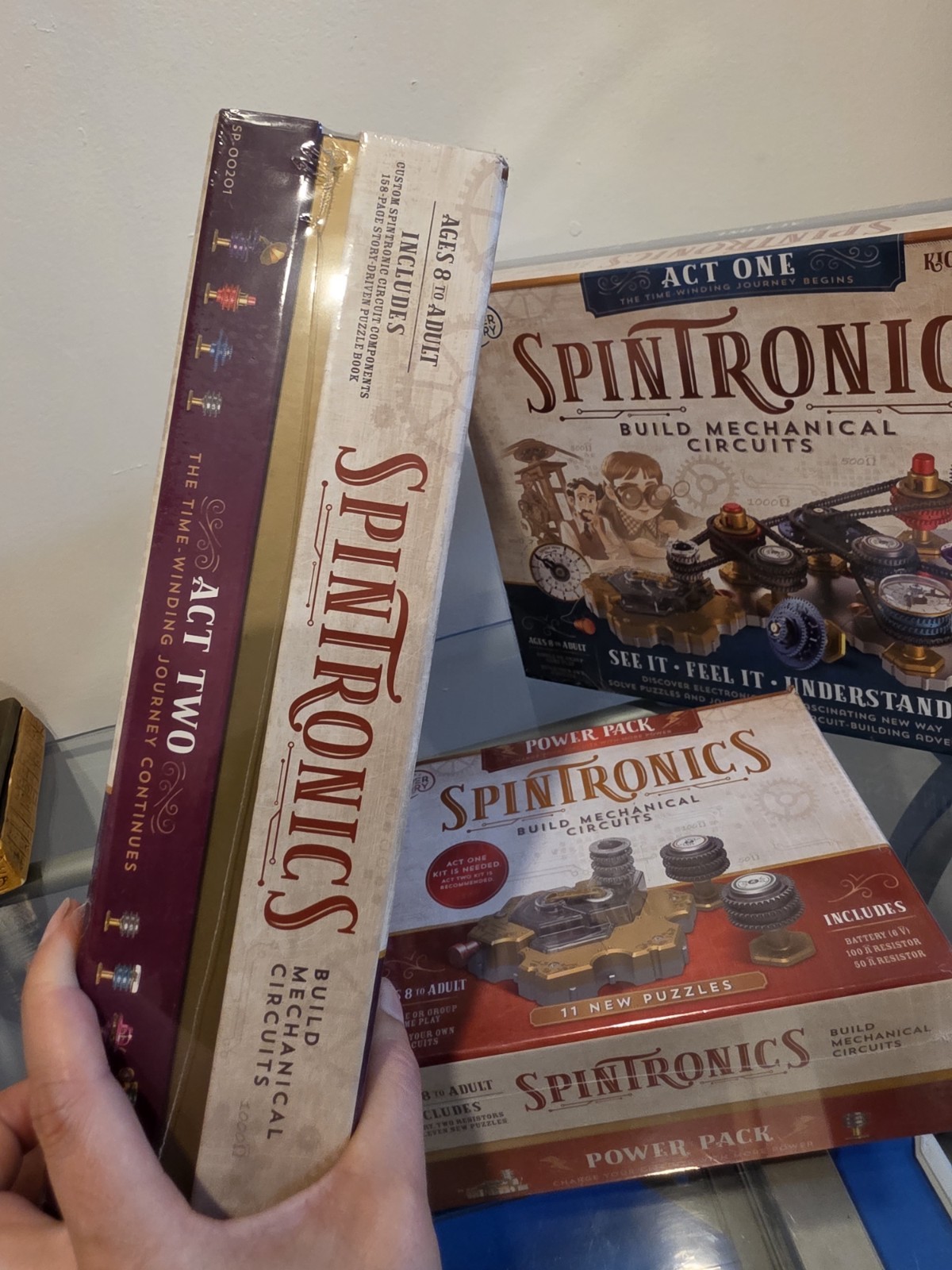 Spintronics Full Bundle Act 1 + Act 2 Kickstarter+Power Pack NEW Sealed RARESTEM