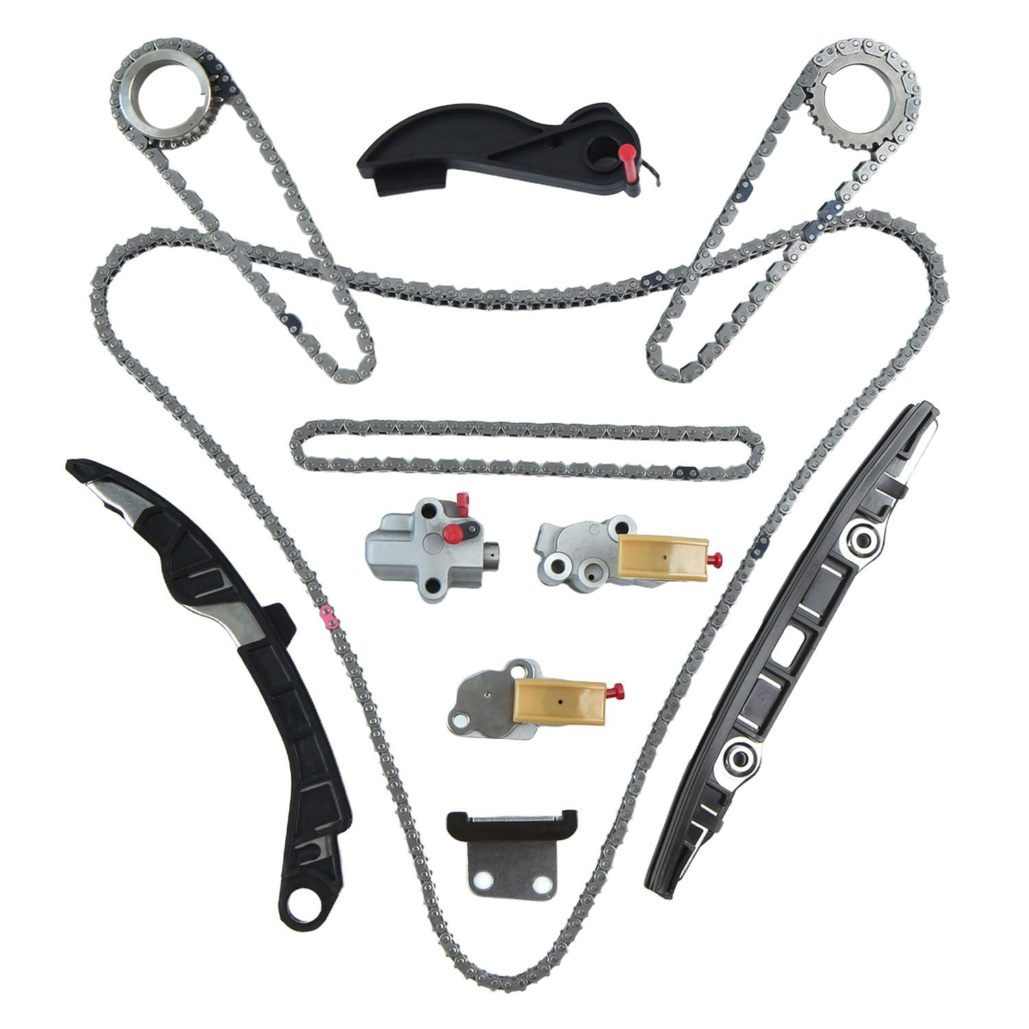 Autoexact 130286KA0A Engine Timing Chain Kit Fit for 3.5L V6 VQ35DD 2017-2022…