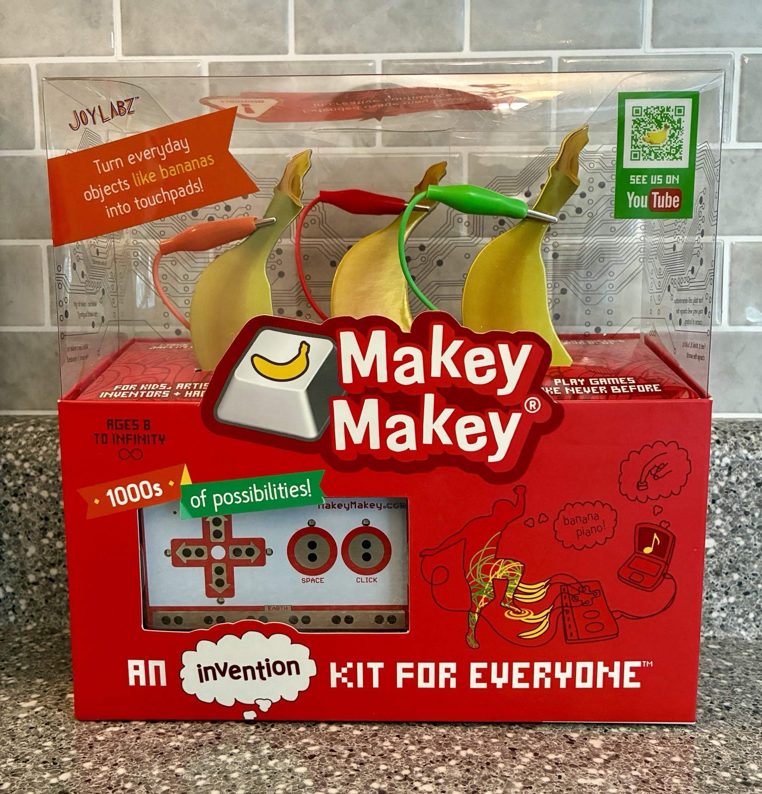 NEW 2016 JOYLABZ Makey Makey Invention Kit For Everyone 1000s Of Possibilities