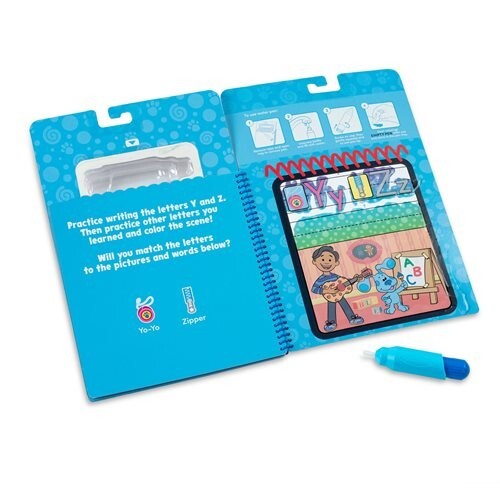 Melissa And Doug Blue Clues And You Water Wow Alphabet Reusable Activity Set