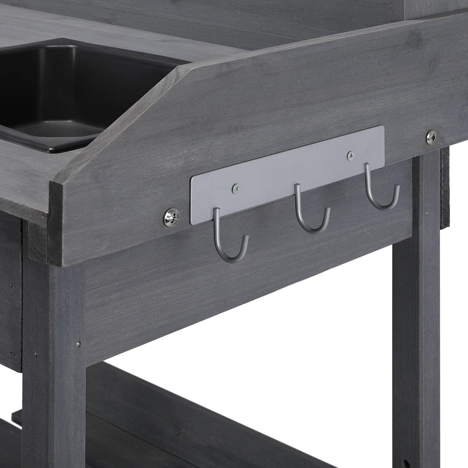Outdoor Potting Bench Table Potters Benches Garden Workstation for Horticulture