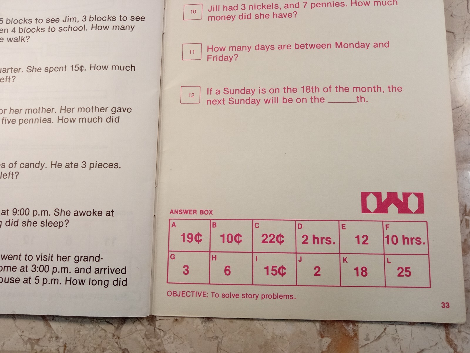 THINK-IT-THROUGH Math 3 Measurement Time Money 3060 Ages 5+ VTG 1990 Discovery