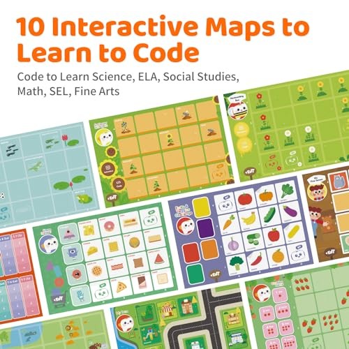Activity Box, Add-on for Talebot Coding Robot with 6 Double-Sided Interactive