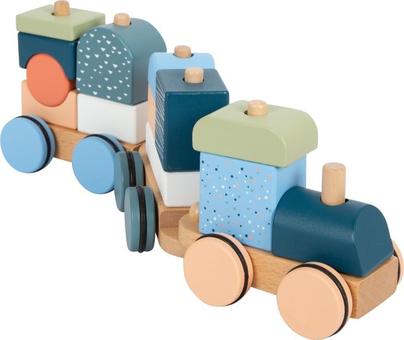 small foot Wooden Train Arctic made of FSC 100%-certified wood, stacking & inser