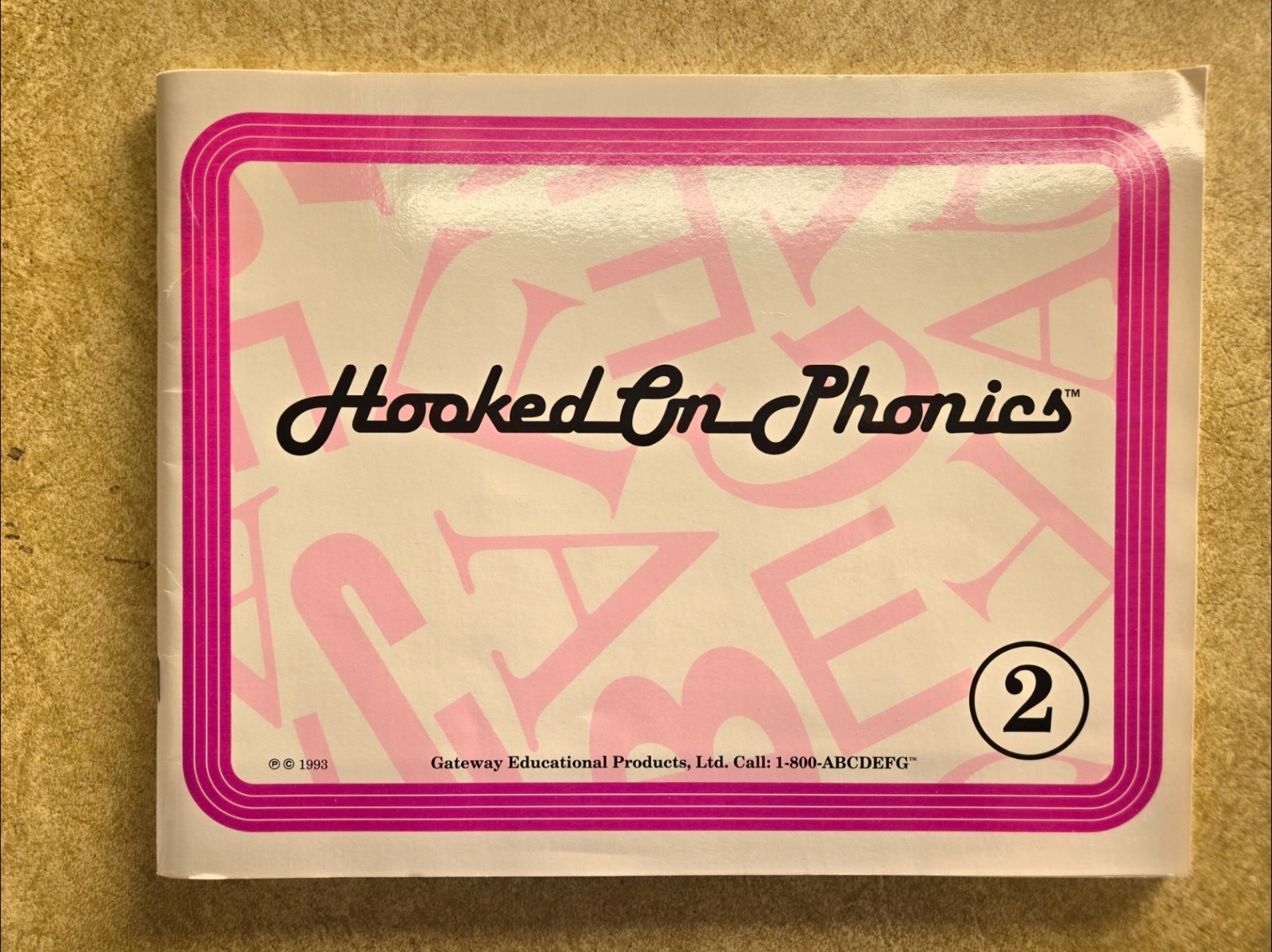1993 Hooked on Phonics Complete Box Set Cassette Workbook and Reading Cards