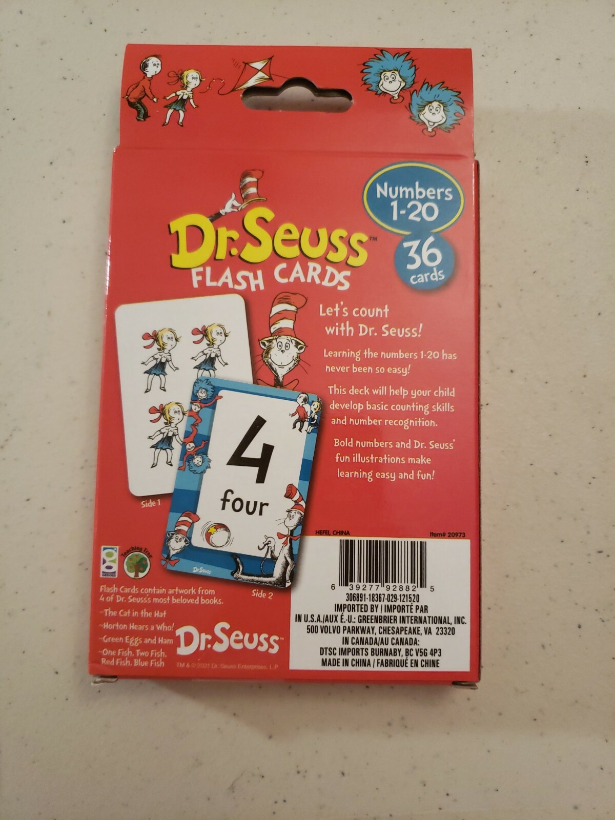 NIB Dr. Seuss Flash Card Lot NUMBERS ABC’s & WORDS COLORS & SHAPES